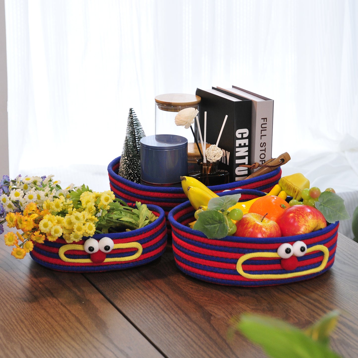 3pcs Small Storage Baskets - Gift Wrap