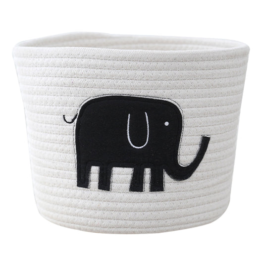 Cute Small Storage Basket 9 x 8 in, Elephant