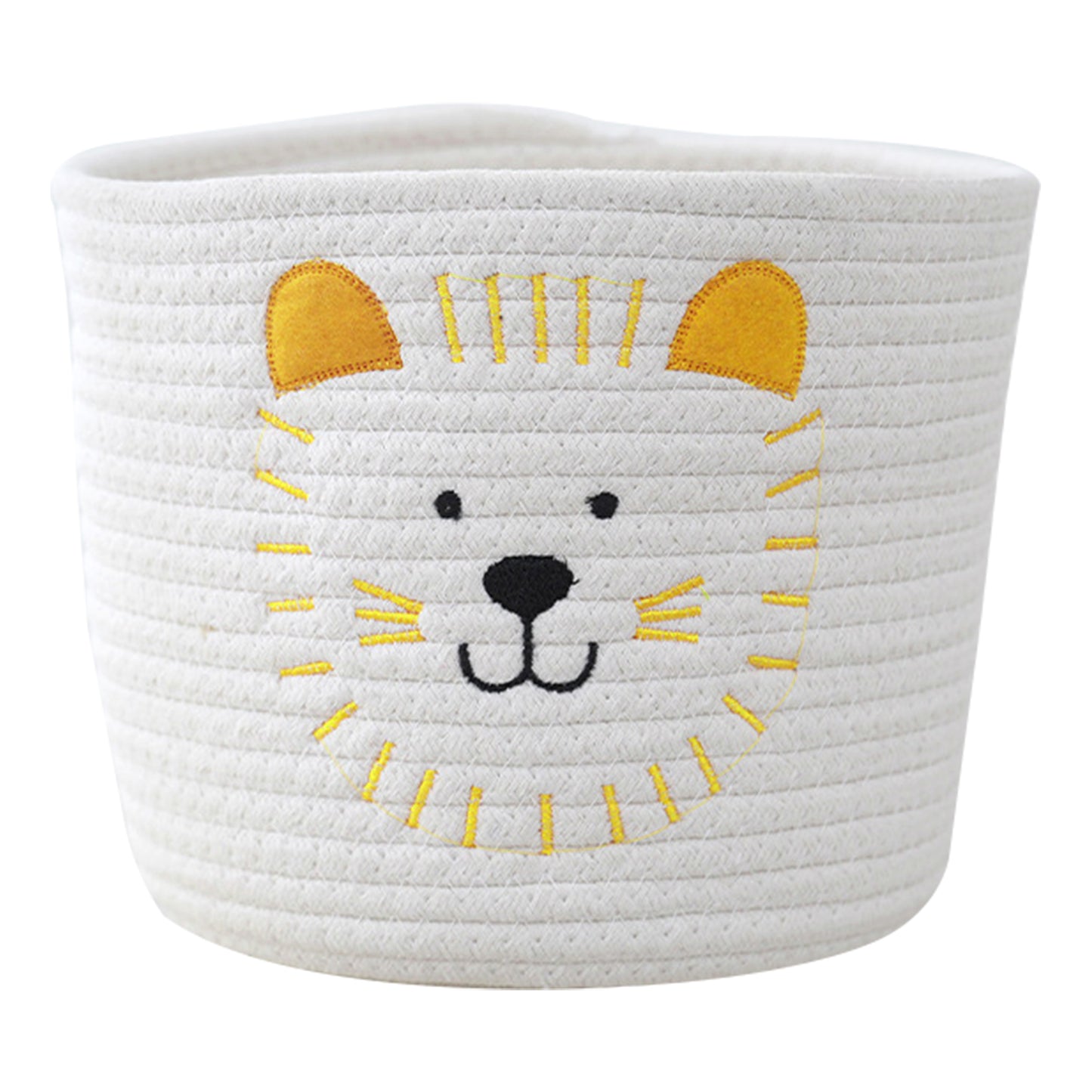 Cute Small Storage Basket 9 x 8 in, Lion