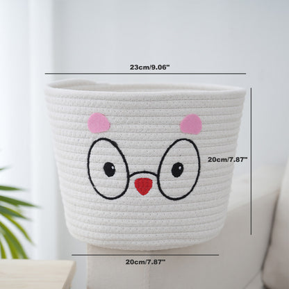 Cute Small Storage Basket - 9 x 8 in Bird